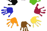Colored Hand Circle 400 Clr28129